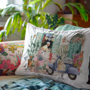 Cojín Decorativo La Mejor Abuela del Mundo   Personalizada
