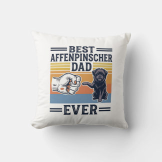 Cojín Decorativo La Mejor Camiseta Vintage de Perro para Papá Affen