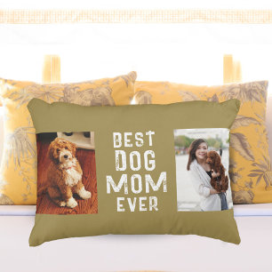 Cojín Decorativo La mejor madre del perro que alguna vez fue dueña