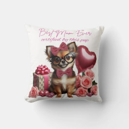 Cojín Decorativo La mejor mamá de Chihuahua