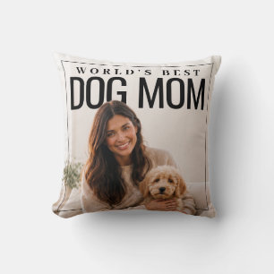 Cojín Decorativo La Mejor Mamá de Perro del Mundo PhotoPop