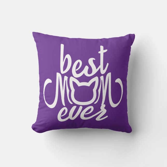 Cojín Decorativo La mejor mamá de todos los tiempos (Anverso)