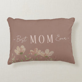 Cojín Decorativo La mejor mamá del mundo, Lindo, Minimalista, Patró
