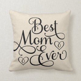 Cojín Decorativo La mejor mamá nunca