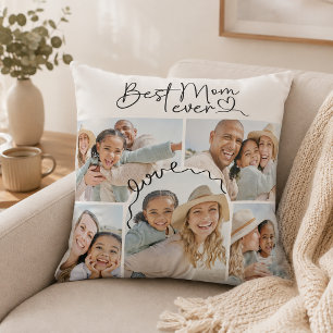 Cojín Decorativo La Mejor Mamá Personalizada con Foto