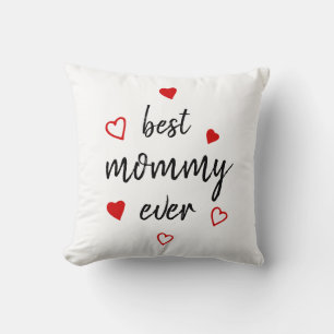 Cojín Decorativo La mejor mami que ha escrito a mano tipografía Cor
