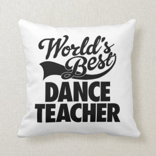 Cojín Decorativo La mejor novedad del profesor de la danza del