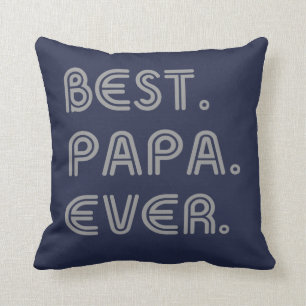 COJÍN DECORATIVO LA MEJOR PAPÁ NUNCA