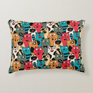 Cojín Decorativo La multitud de gatos