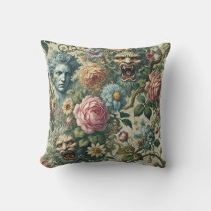 Cojín Decorativo La Musa Cerúlea – Victoriana Gótica
