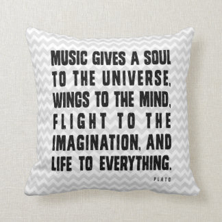 Cojín Decorativo La música da alma al universo