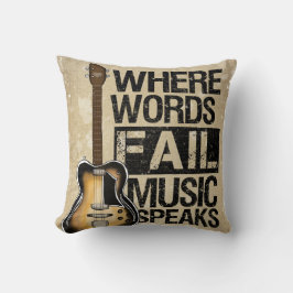Cojín Decorativo La música habla