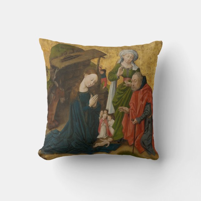 Cojín Decorativo La Natividad, alrededor de 1460 (Anverso)
