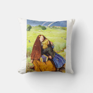 Cojín Decorativo La niña ciega por John Everett Millais