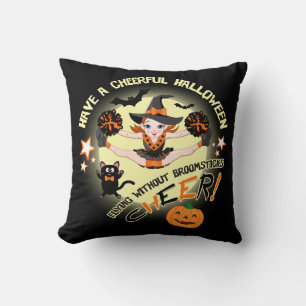 Cojín Decorativo La Noche de Brujas de la porrista