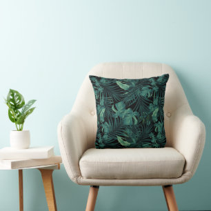 Cojín Decorativo La noche de la selva tropical sale 1 - Repetiendo