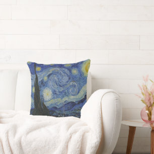 Cojín Decorativo La noche estrellada de Van Gogh