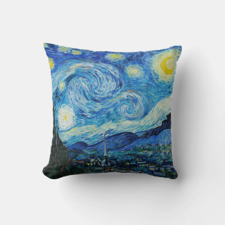 Cojín Decorativo La noche estrellada de Vincent Van Gogh