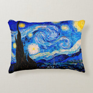 Cojín Decorativo La noche estrellada de Vincent Van Gogh