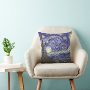 Cojín Decorativo La noche estrellada por Vincent van Gogh