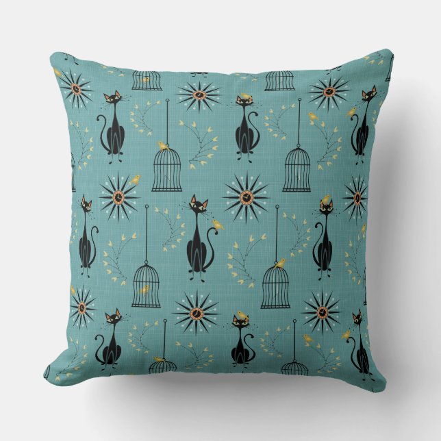 Cojín Decorativo La noche que el pájaro escapó (Anverso)