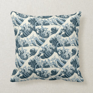 Cojín decorativo - La ola de Hokusai