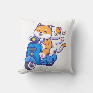 Cojín Decorativo La Pareja de Shiba Linda