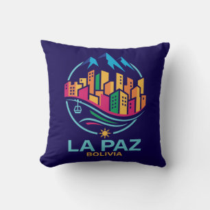 Cojín Decorativo La Paz Bolivia Sudamérica