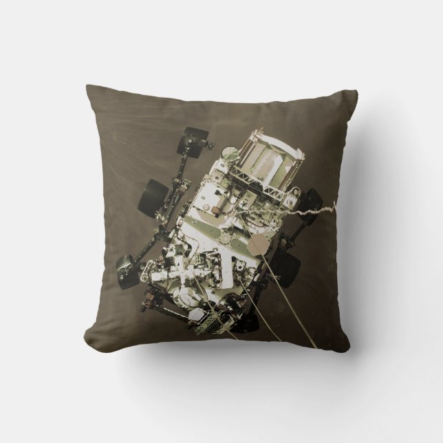 Cojín Decorativo La perseverancia llega a Marte (Anverso)