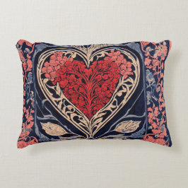 Cojín Decorativo La plaza del acento Pillow. el arte del corazón