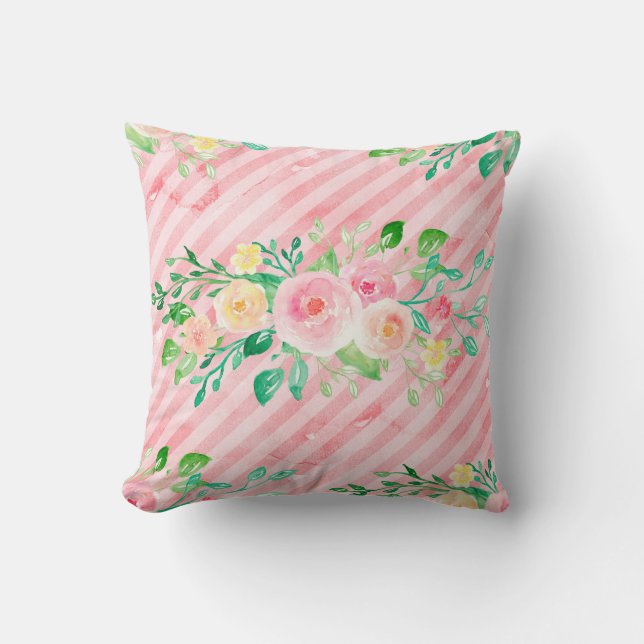 Cojín Decorativo La pradera de flores silvestres (Anverso)