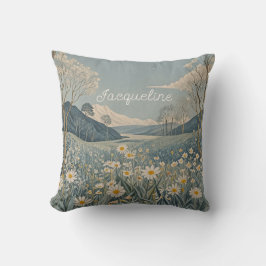 Cojín Decorativo La pradera lunar personalizada