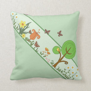 Cojín Decorativo La primavera de papel