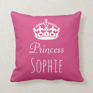 Cojín Decorativo La princesa (cualquier nombre) personalizó el