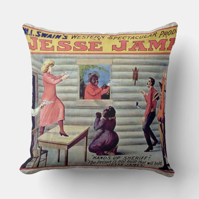 Cojín Decorativo 'La prisión no se construye que detendrá a Jesse (Anverso)