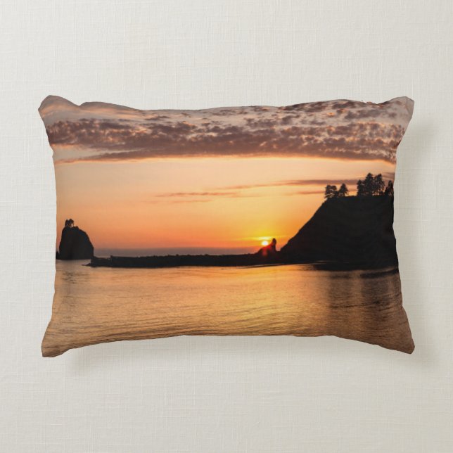 Cojín Decorativo La Push, Washington. Panorama (Anverso)