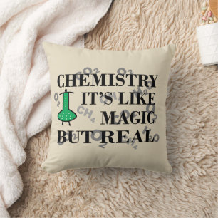 Cojín Decorativo La química es mágica pero real