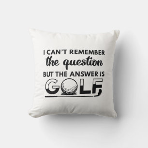 Cojín Decorativo La Respuesta Es Golf