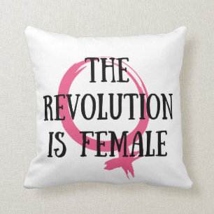 Cojín Decorativo La revolución es femenina