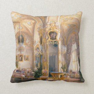 Cojín Decorativo La sala de dibujos al estilo Rococo II, con cúpid