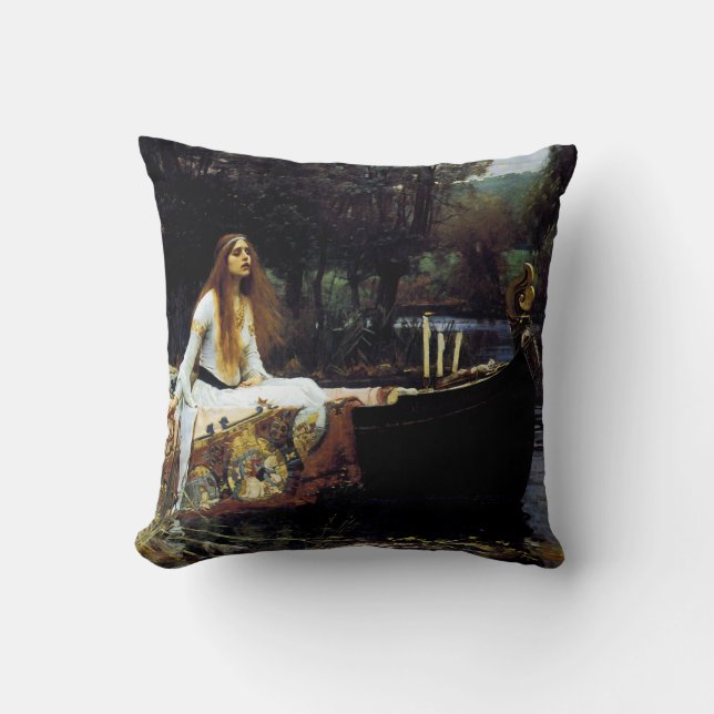 Cojín Decorativo La señora del chalote (Anverso)