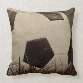 Cojín Decorativo La sepia entonó el balón de fútbol