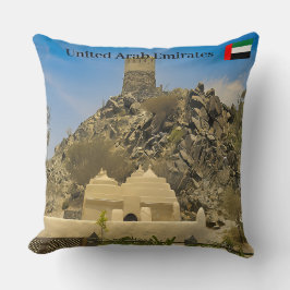 Cojín Decorativo La serena belleza de la mezquita Al Bidya en los E