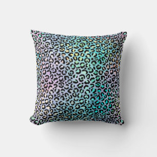 Cojín Decorativo La Serie del Leopardo Irisado Diseño 8
