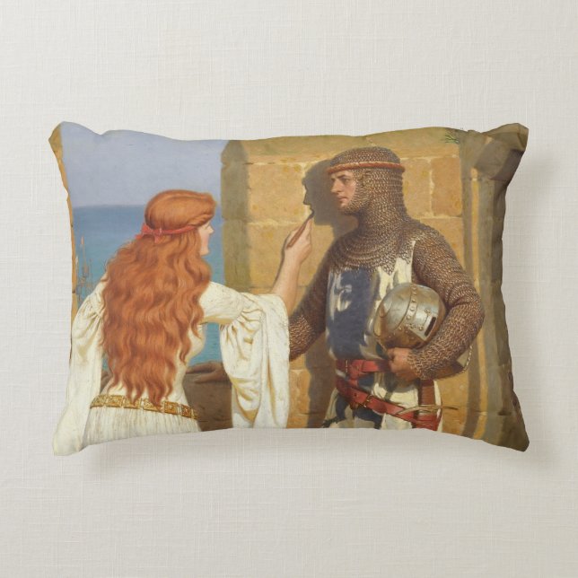 Cojín Decorativo La sombra, C. 1909 de Edmund Leighton (Anverso)