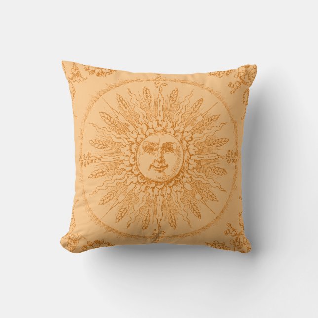 Cojín Decorativo La sonrisa dorada (Anverso)