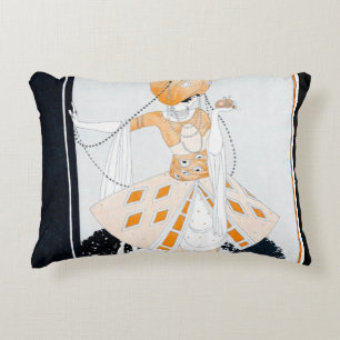 Cojín Decorativo La Sultane - señora de moda del art déco del