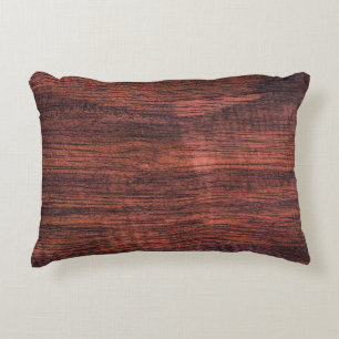 Cojín Decorativo La textura de madera oscura solía ser un fondo. Na
