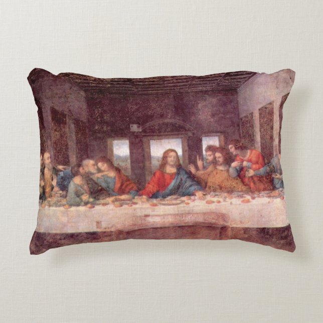 Cojín Decorativo La última cena de Leonardo da Vinci (Anverso)