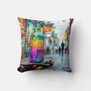 Cojín Decorativo La última gota de neón